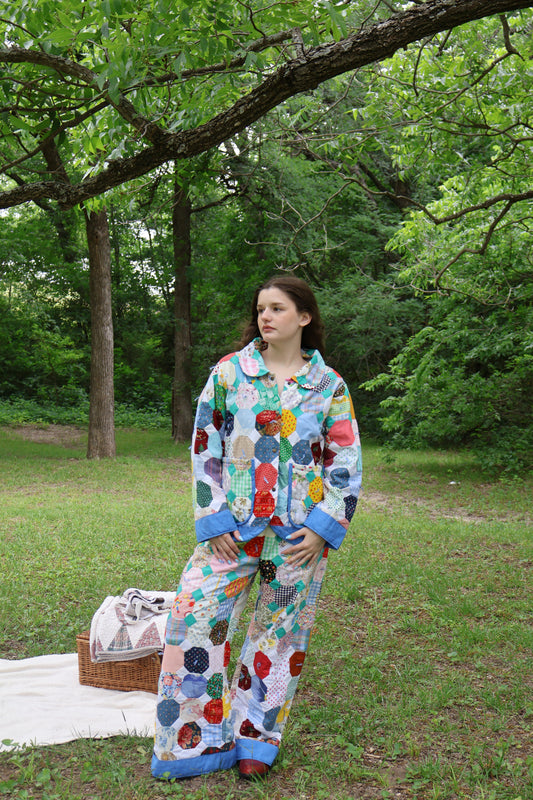 Grandmother’s Garden Quilt Set
