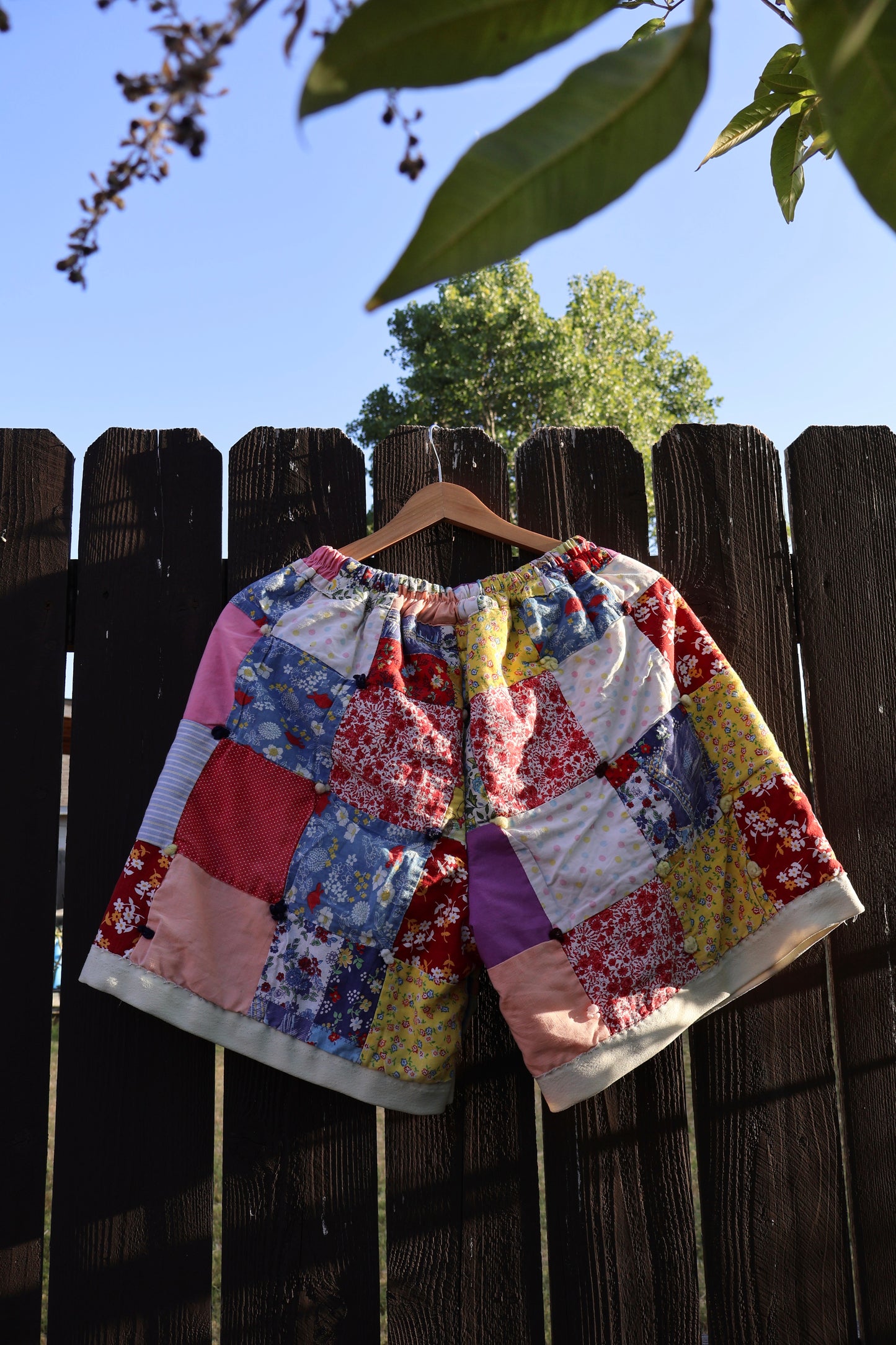The Pooh shorts upcycled