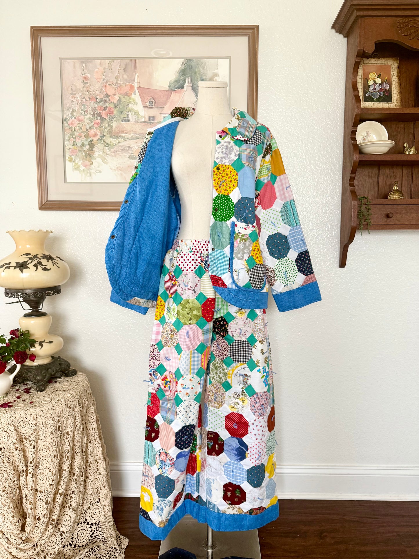 Grandmother’s Garden Quilt Set