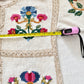 AS IS Venezia Handmade Ramie Cotton Knit Cardigan | Floral Grannycore Cottagecore Sweater