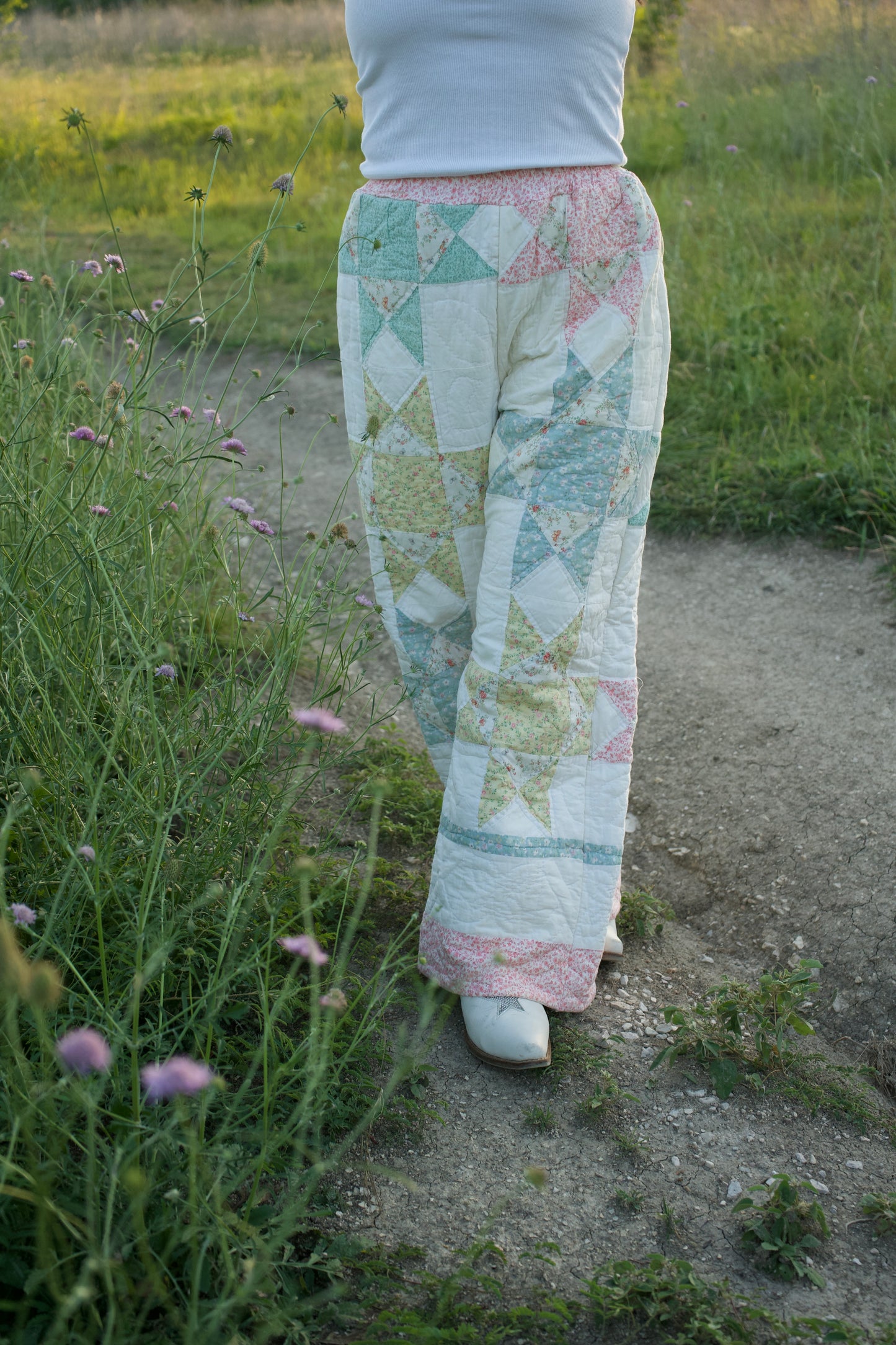 Lottie Pastel Patchwork Pants