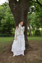 Elysia Vintage Lace Hoodie & Skirt Set