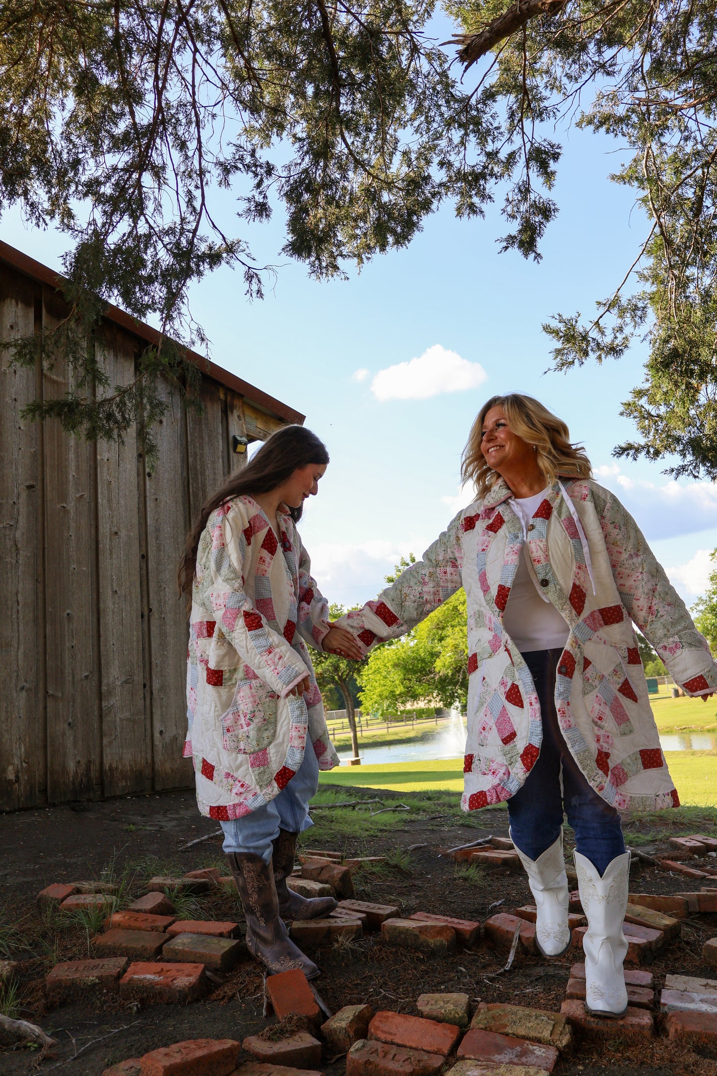 Evangeline Wedding Ring Quilt Coat