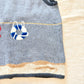 AS IS Vintage Mandalay Bay Beach Theme Embroidered Sweater Vest Blue Small Women Novelty