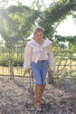 The Rosette Crop Jacket