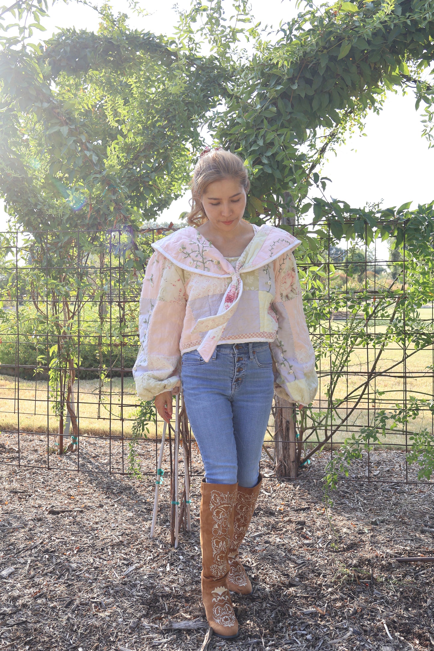 The Rosette Crop Jacket
