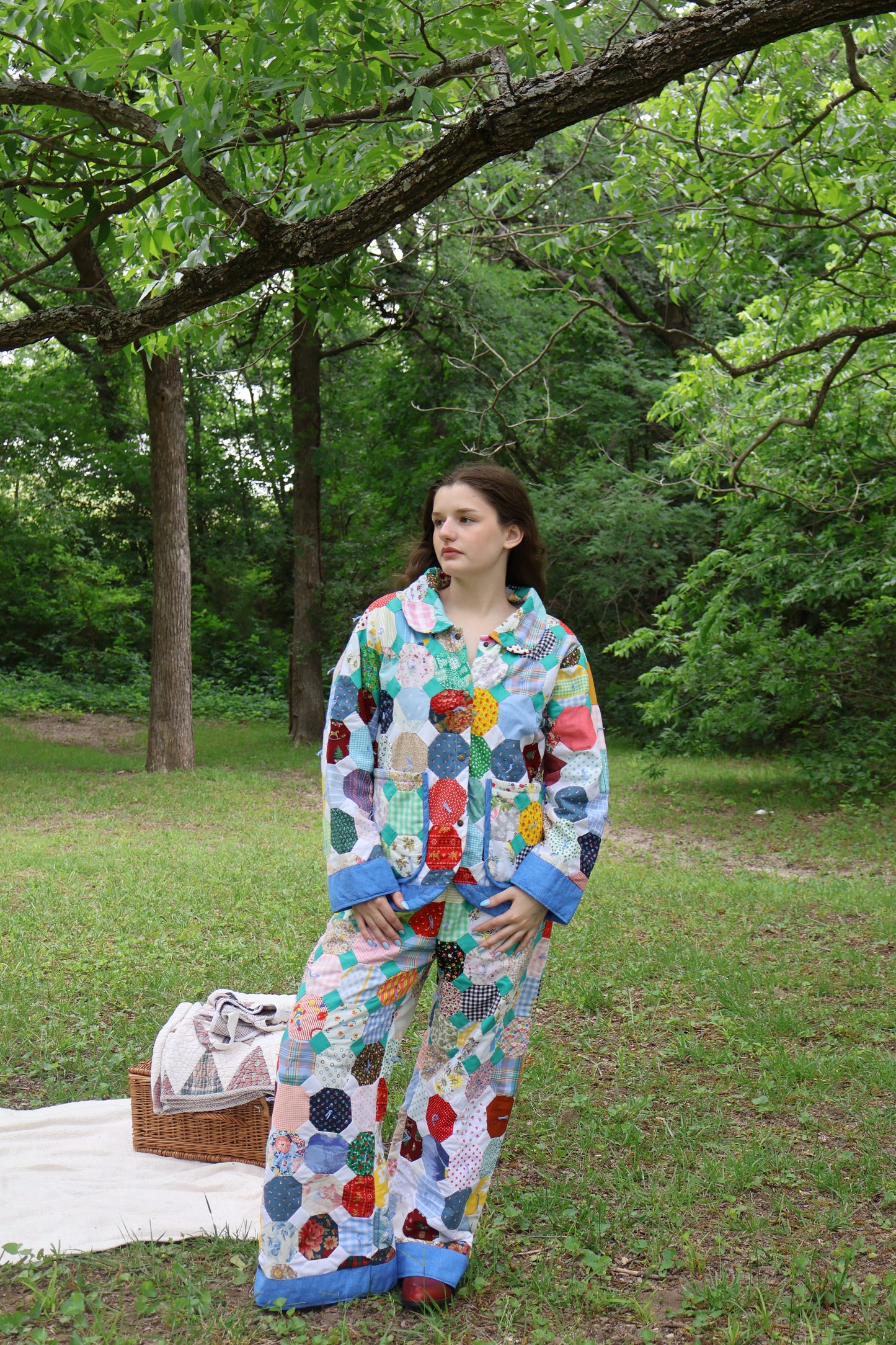 Grandmother’s Garden Quilt Set