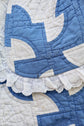 The Bonnie Blue Ruffle Quilt Pants