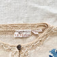 AS IS Venezia Handmade Ramie Cotton Knit Cardigan | Floral Grannycore Cottagecore Sweater