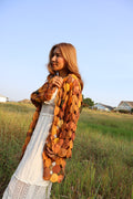 Autumn Harvest Yo-Yo Quilt Jacket