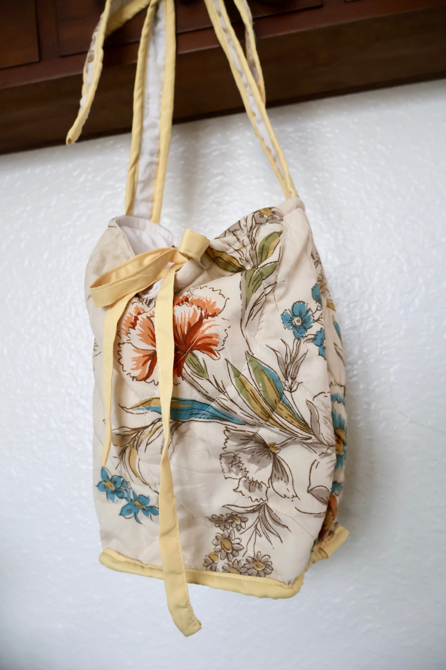 Marigold Garden Drawstring Bag