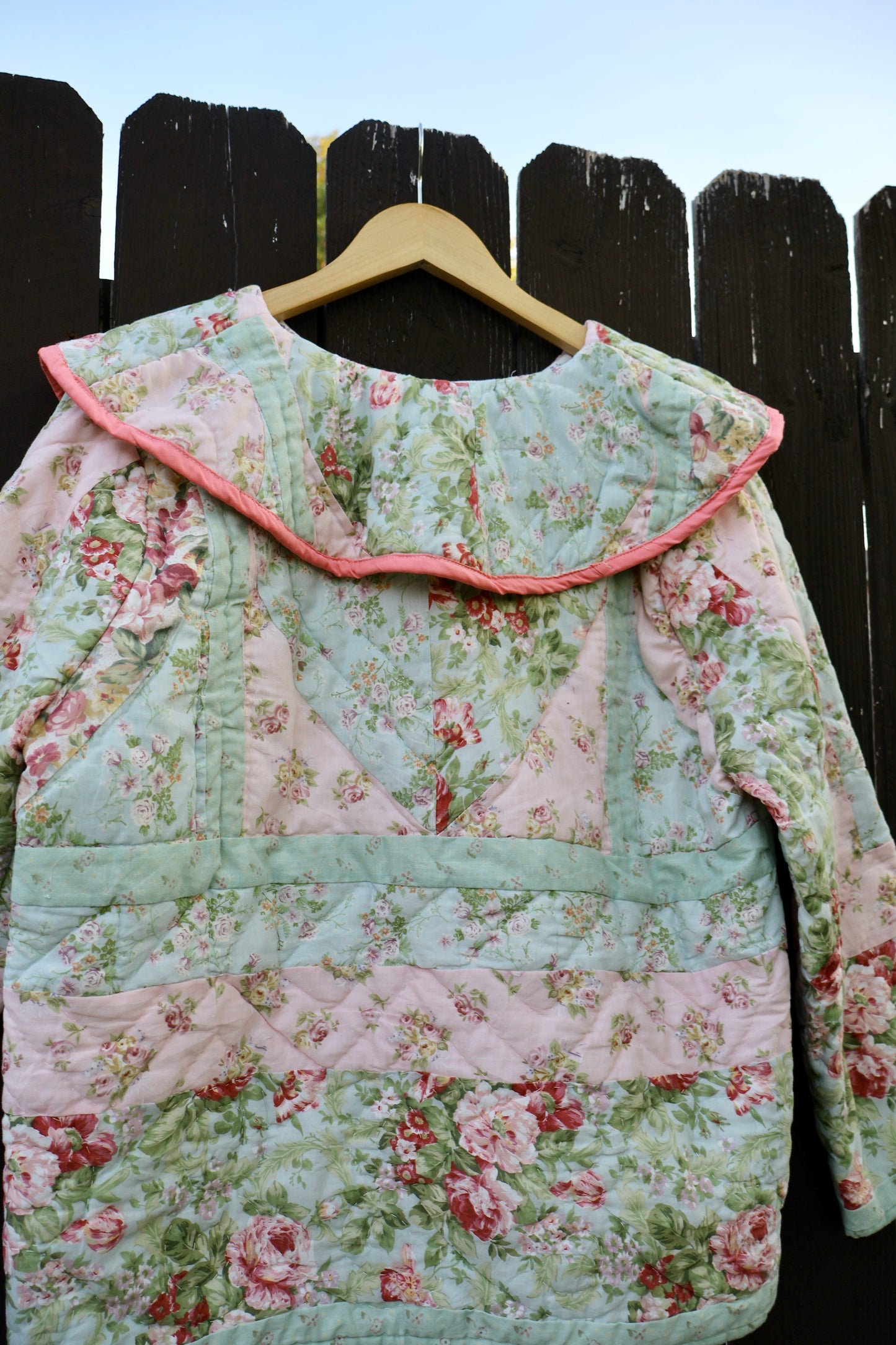 Minty Blush Heart Jacket