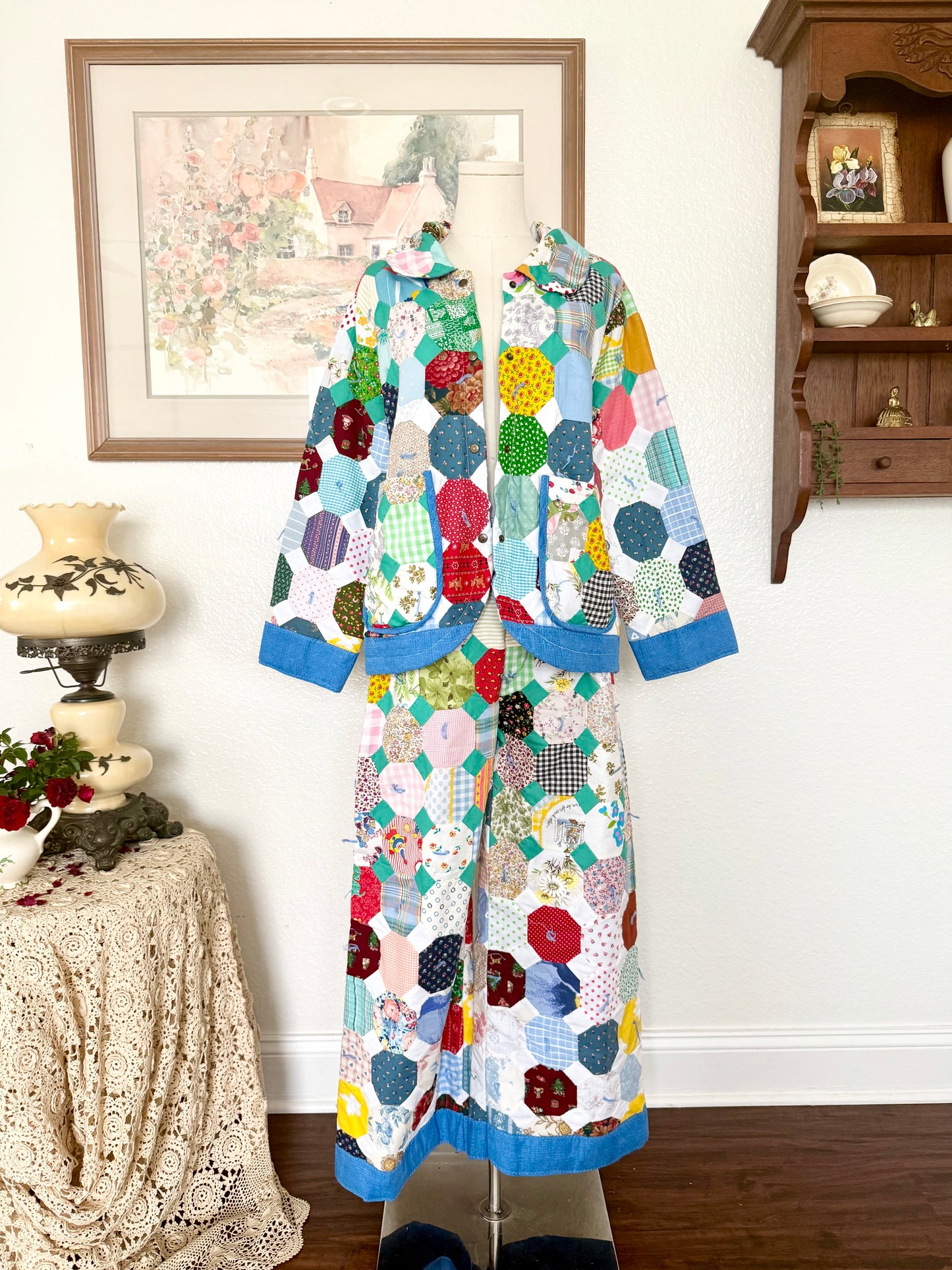 Grandmother’s Garden Quilt Set