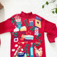 Vintage Kan Scott Hand Knit Sweater Kitchen Baking Motif Pullover