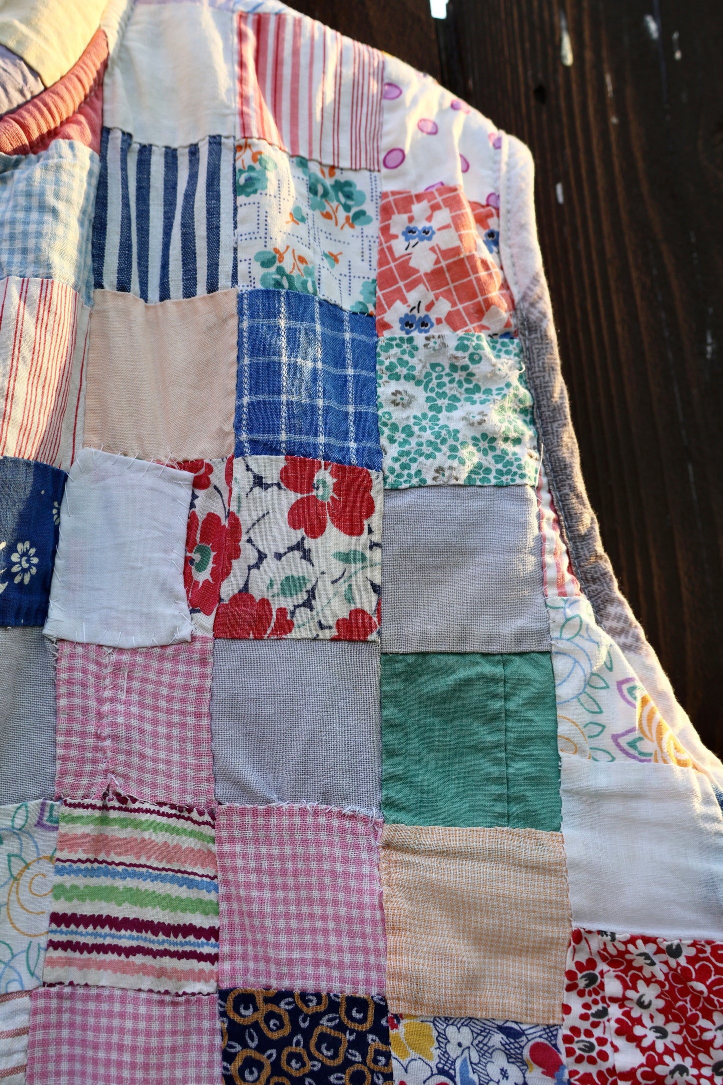 The Eulalie Patchwork Vest