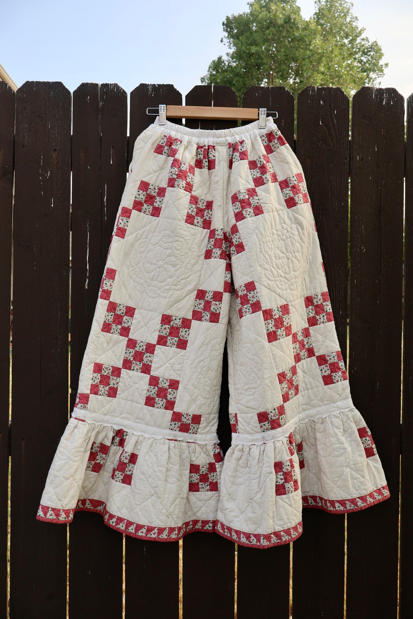 The Ruby Mae Ruffle Quilt Pants