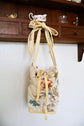 Marigold Garden Drawstring Bag