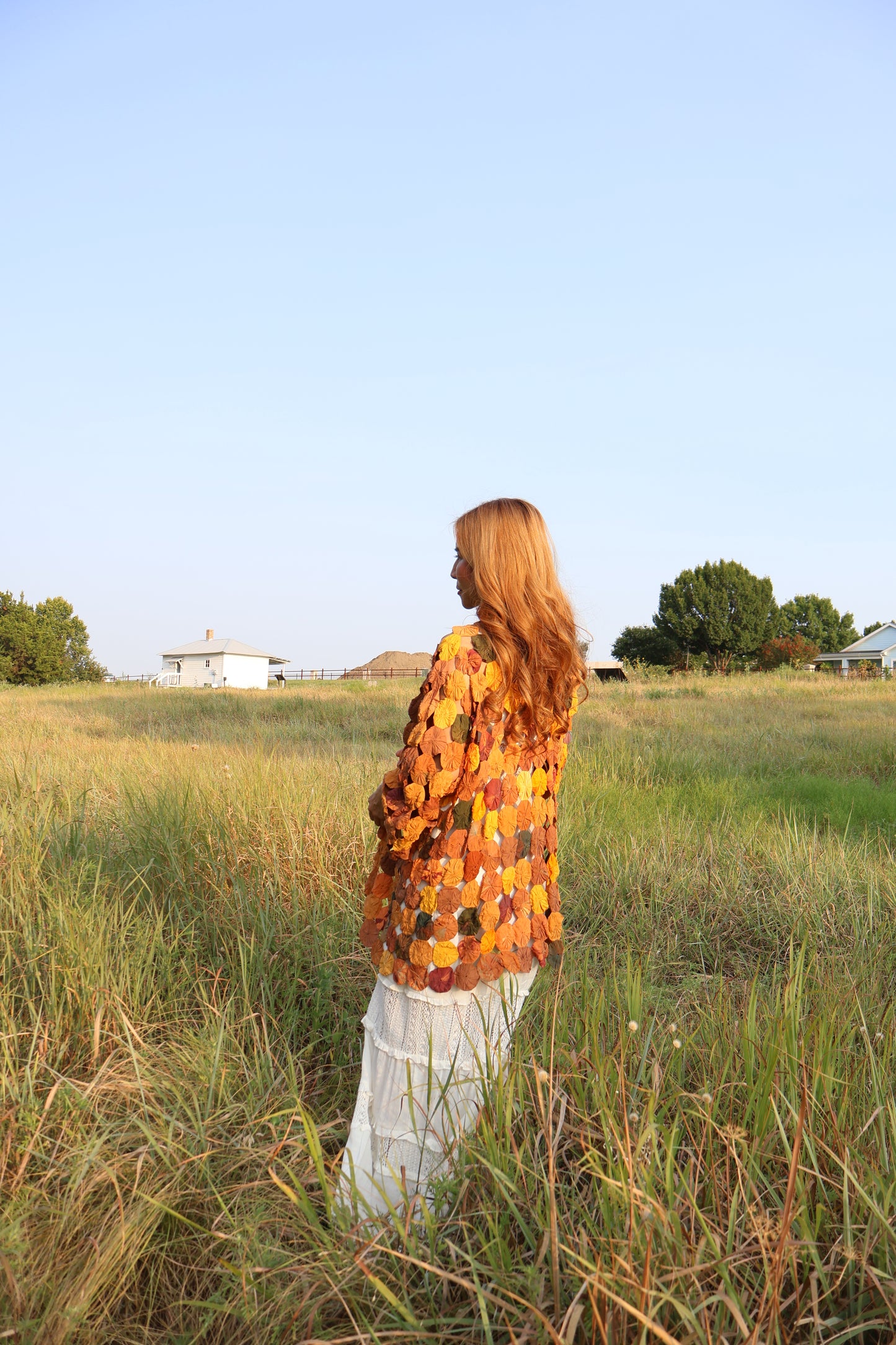Autumn Harvest Yo-Yo Quilt Jacket