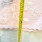 VTG Pink Angora Embroidered Sweater – Coquette Pastel Floral Knit | Size M