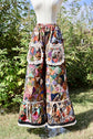 The Ramina Patchwork Ruffle Quilt Pants