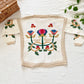 AS IS Venezia Handmade Ramie Cotton Knit Cardigan | Floral Grannycore Cottagecore Sweater