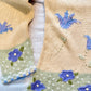 Vintage Icelandic Design Knit Sweater – Pastel Floral Button-Up Crewneck, Women’s M