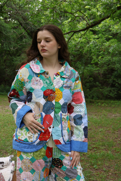 Grandmother’s Garden Quilt Set