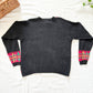 1994 Christmas Wreath Sweater | 90s Festive Knit Pullover | Holiday
