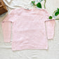 VTG Pink Angora Embroidered Sweater – Coquette Pastel Floral Knit | Size M