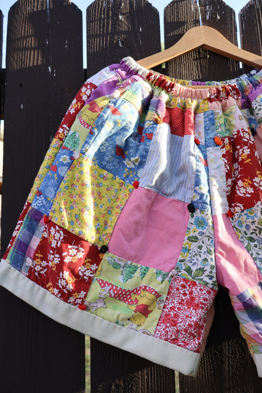 The Pooh shorts upcycled