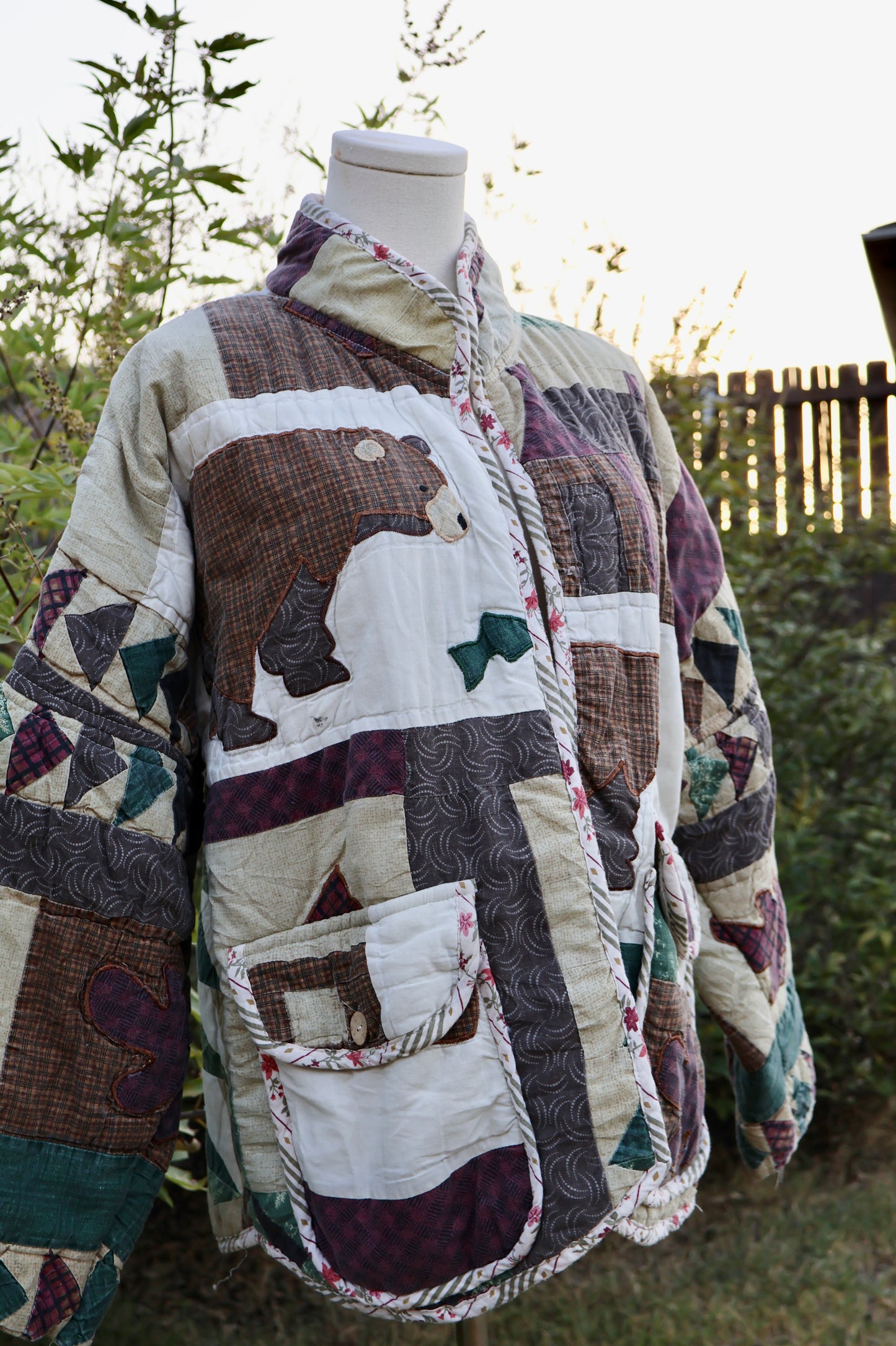 The Woodland Bear Quilt Jacket