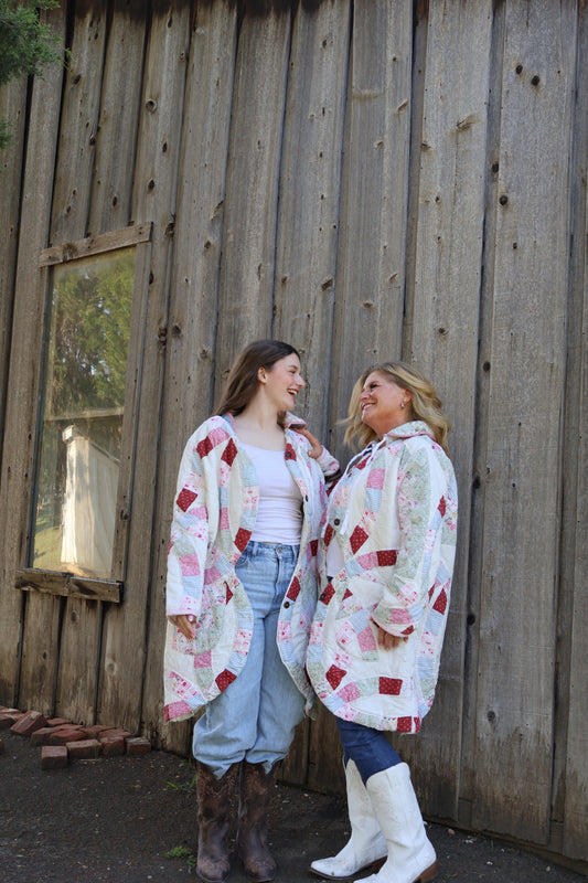 Evangeline Wedding Ring Quilt Coat