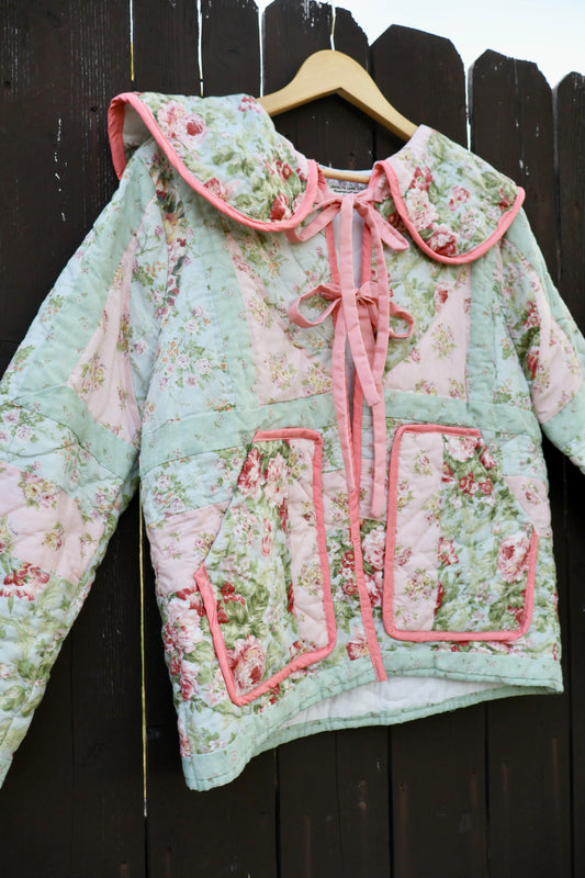 Minty Blush Heart Jacket
