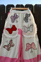 The Mariposa Ruffle Quilt Top Pants