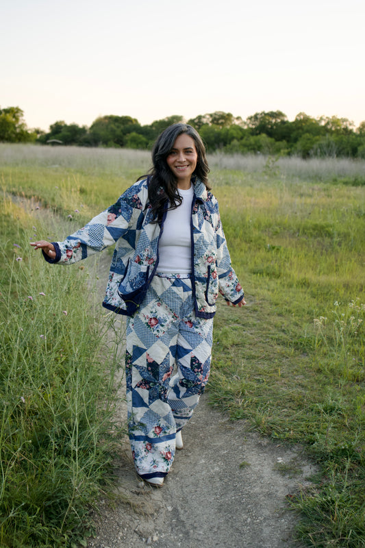 Indigo Bloom Set