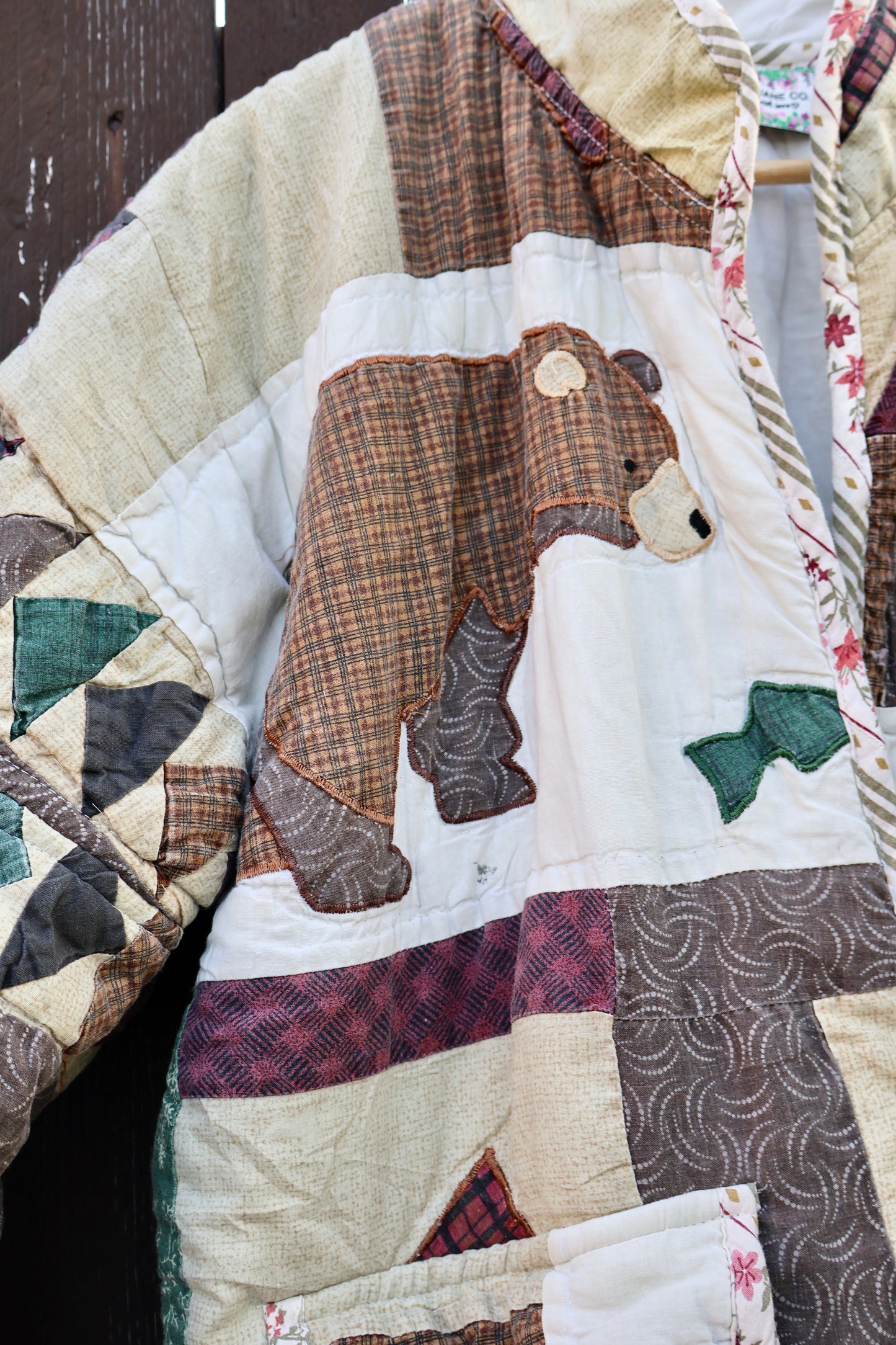 The Woodland Bear Quilt Jacket