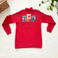 Vintage Kan Scott Hand Knit Sweater Kitchen Baking Motif Pullover