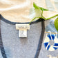 AS IS Vintage Mandalay Bay Beach Theme Embroidered Sweater Vest Blue Small Women Novelty