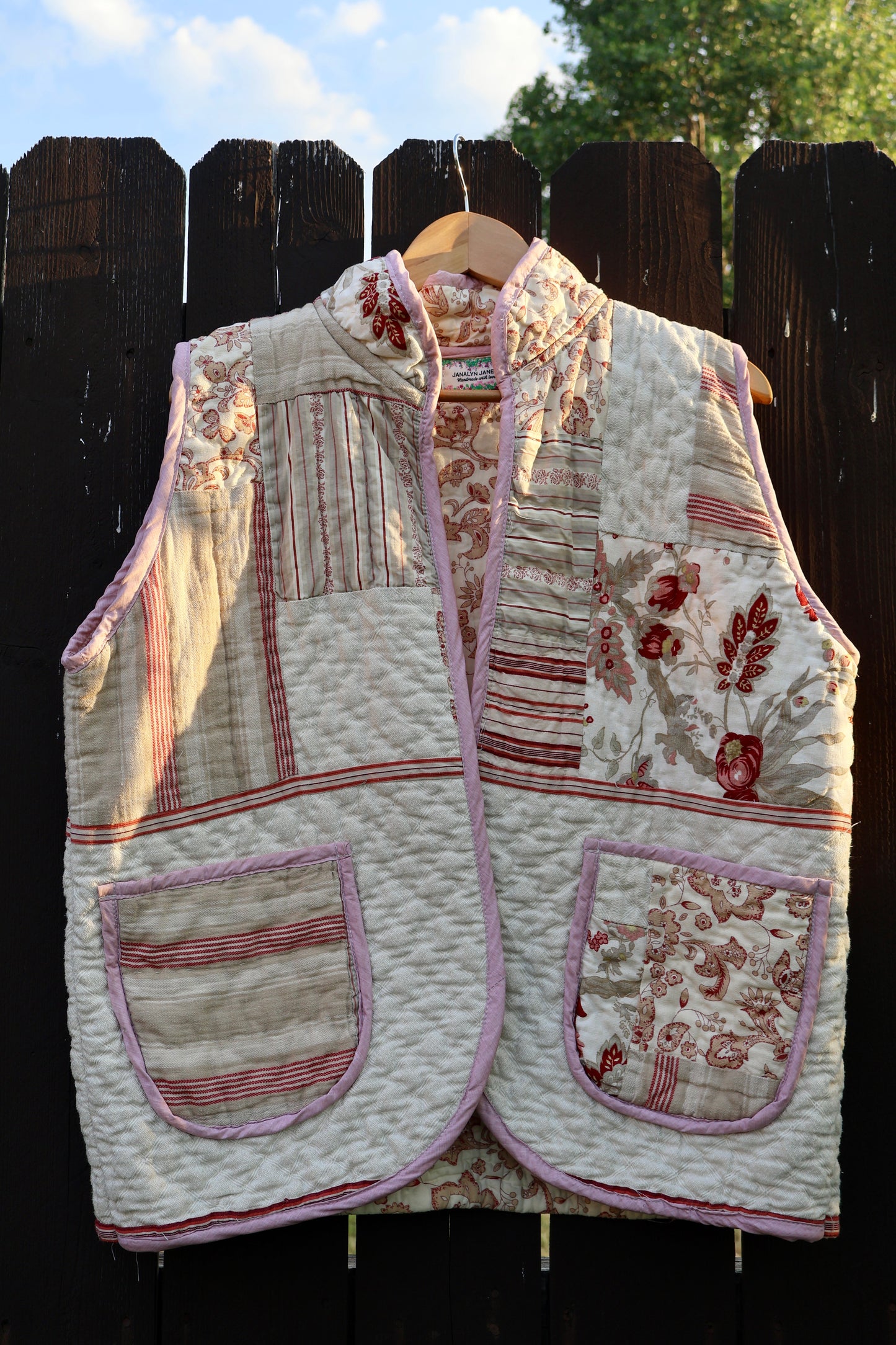 The Cecily Rose Vest