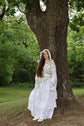 Elysia Vintage Lace Hoodie & Skirt Set