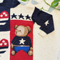 Vintage 90s Marisa Christina Classics Sweater | Teddy Bear, Hearts, Stars Knit
