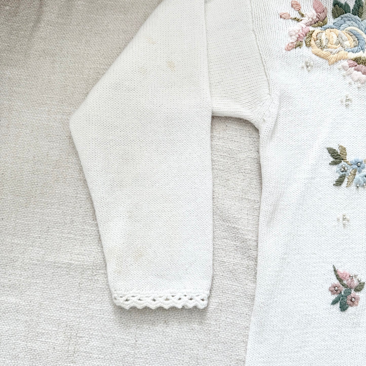Vintage Jacque & KoKo Embroidered Sweater Pullover