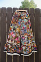 The Ramina Patchwork Ruffle Quilt Pants