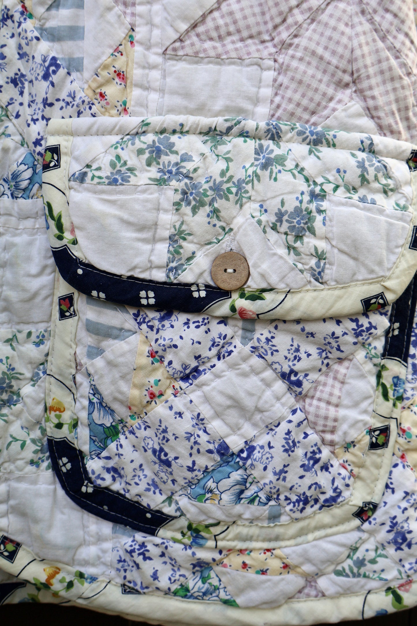 The Maribel Blue Garden Jacket