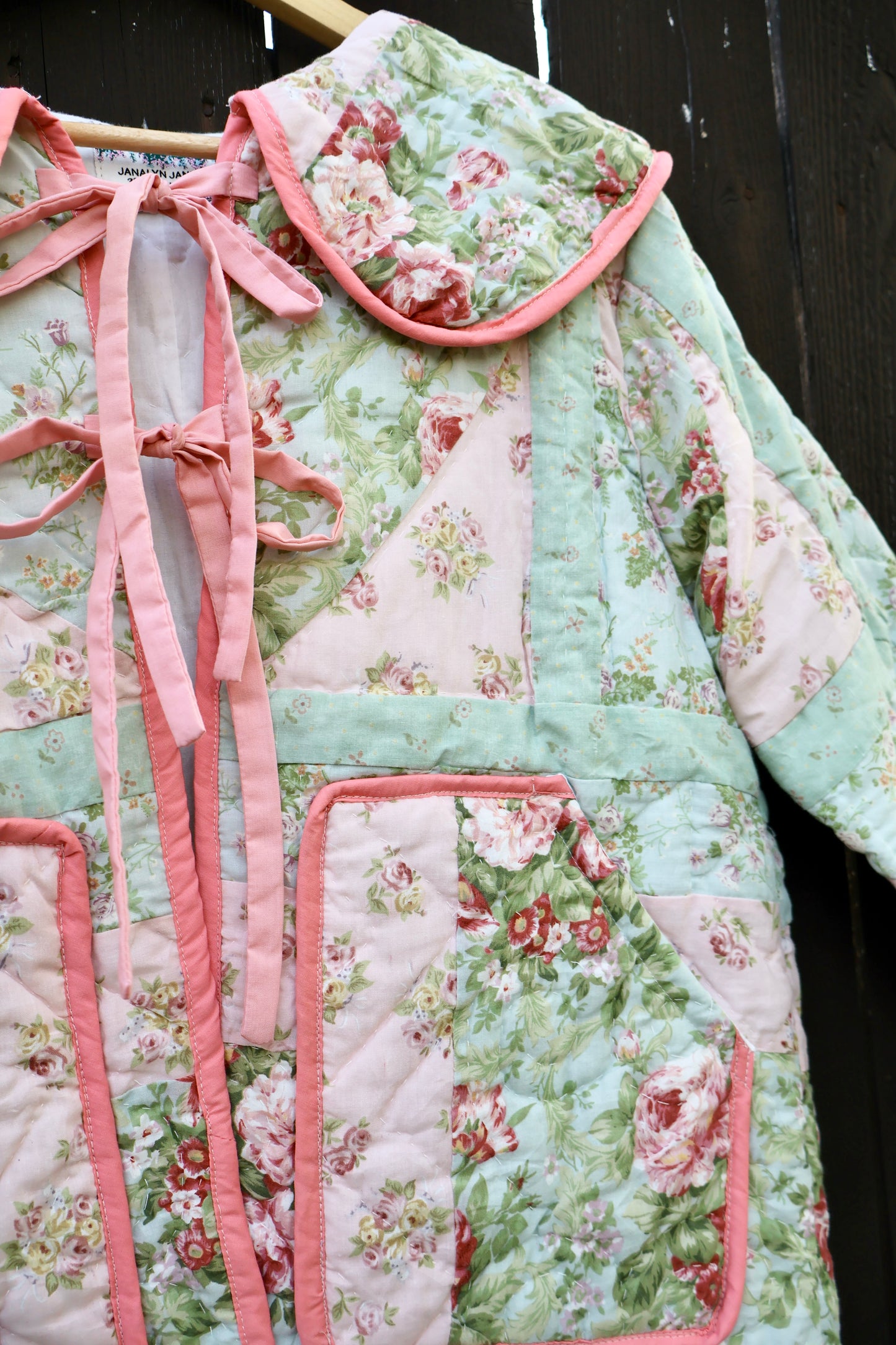 Minty Blush Heart Jacket