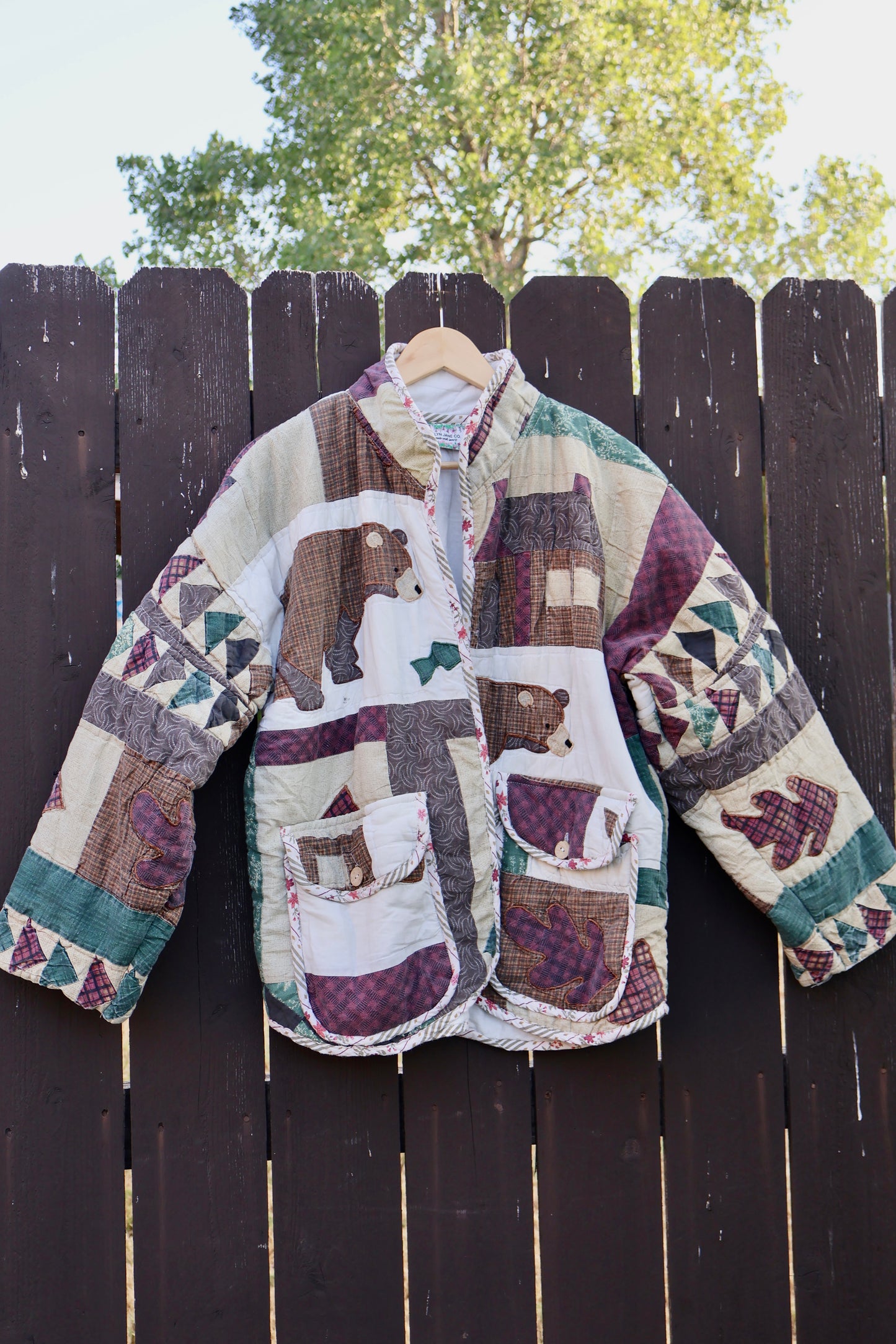 The Woodland Bear Quilt Jacket