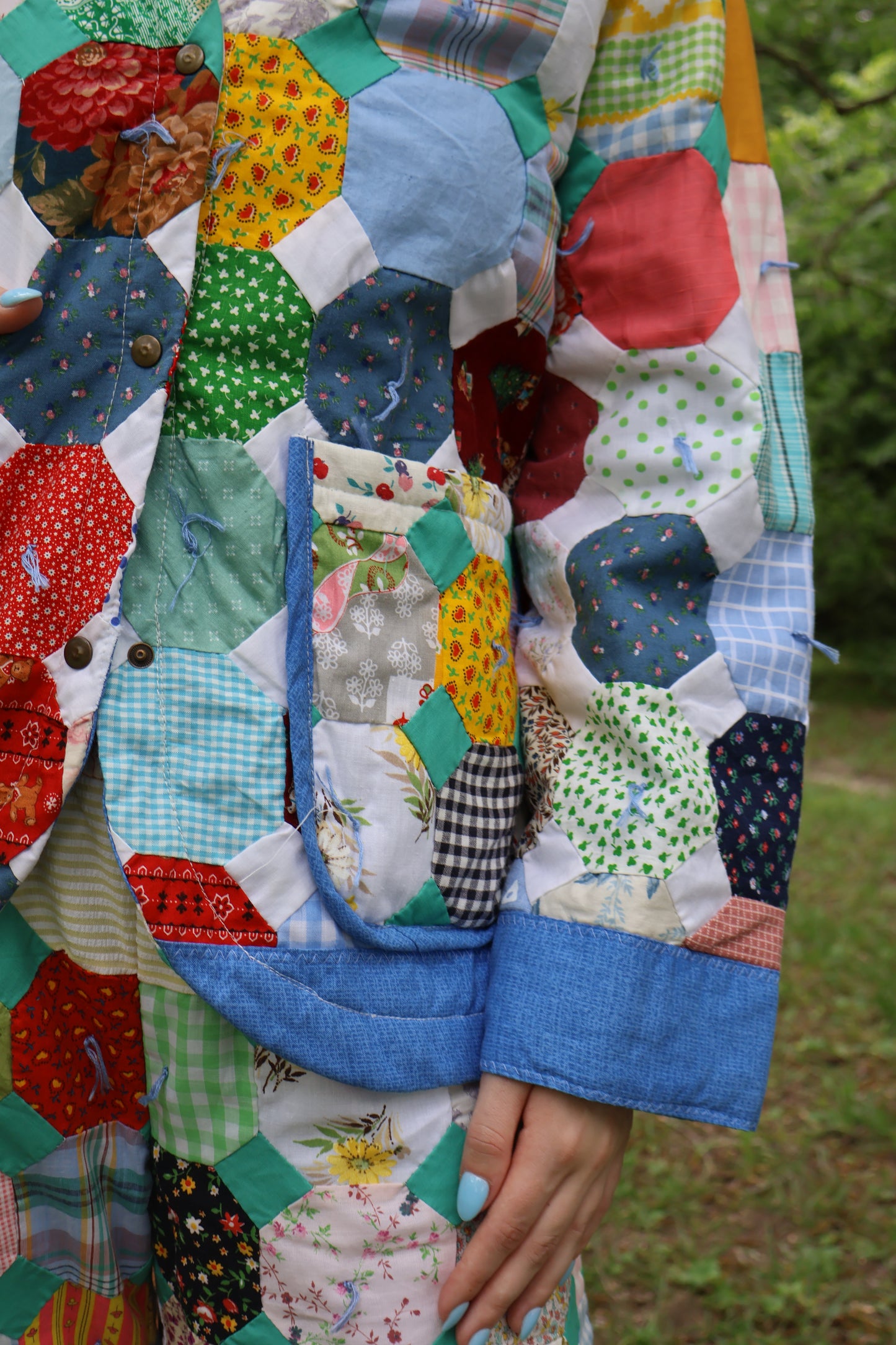 Grandmother’s Garden Quilt Set