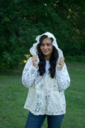 Maribel Lace Hooded Jacket