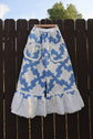 The Bonnie Blue Ruffle Quilt Pants
