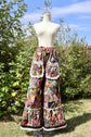 The Ramina Patchwork Ruffle Quilt Pants